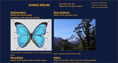 Desktop Screenshot of jmilne.org